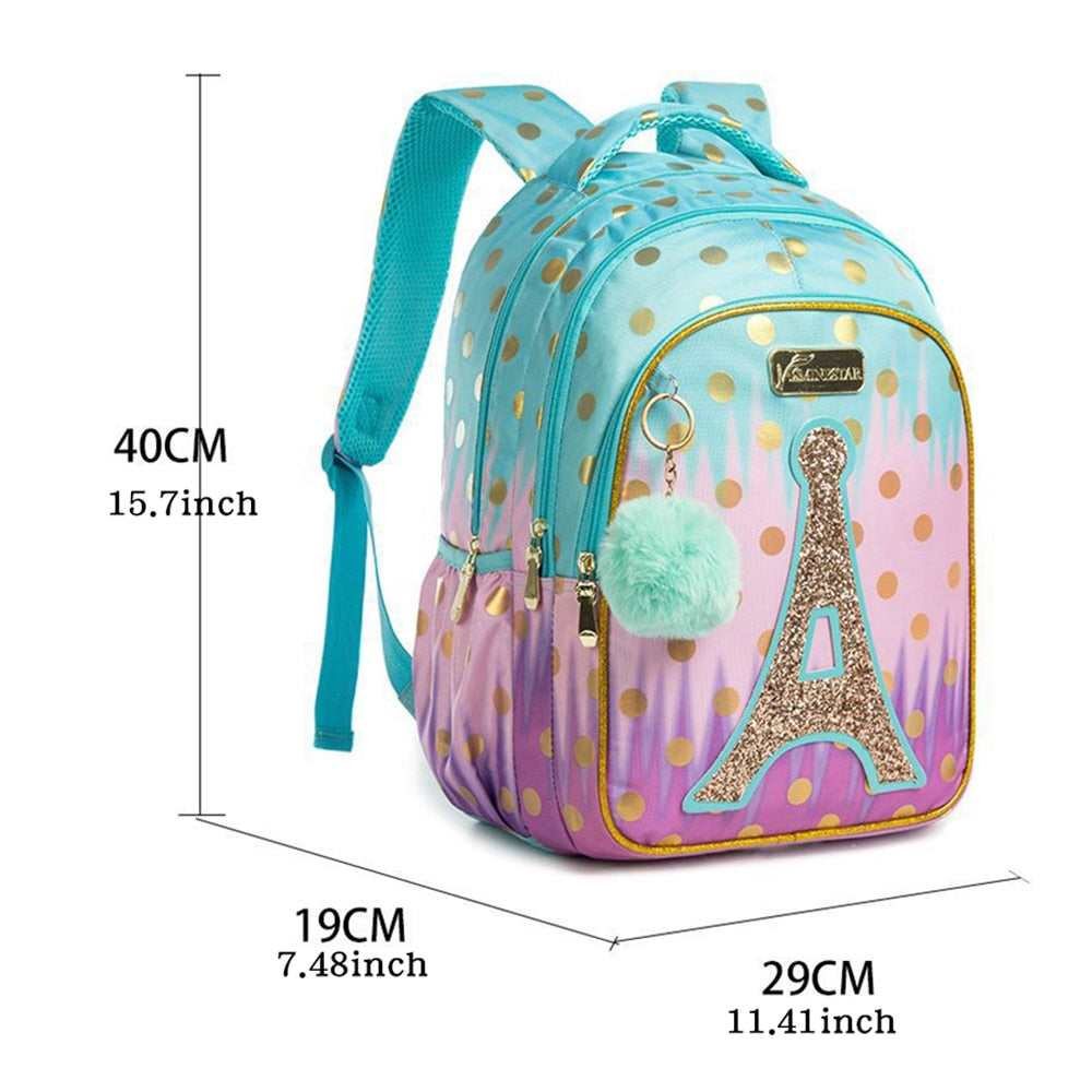 Kit Mochila Escolar Infantil Paris