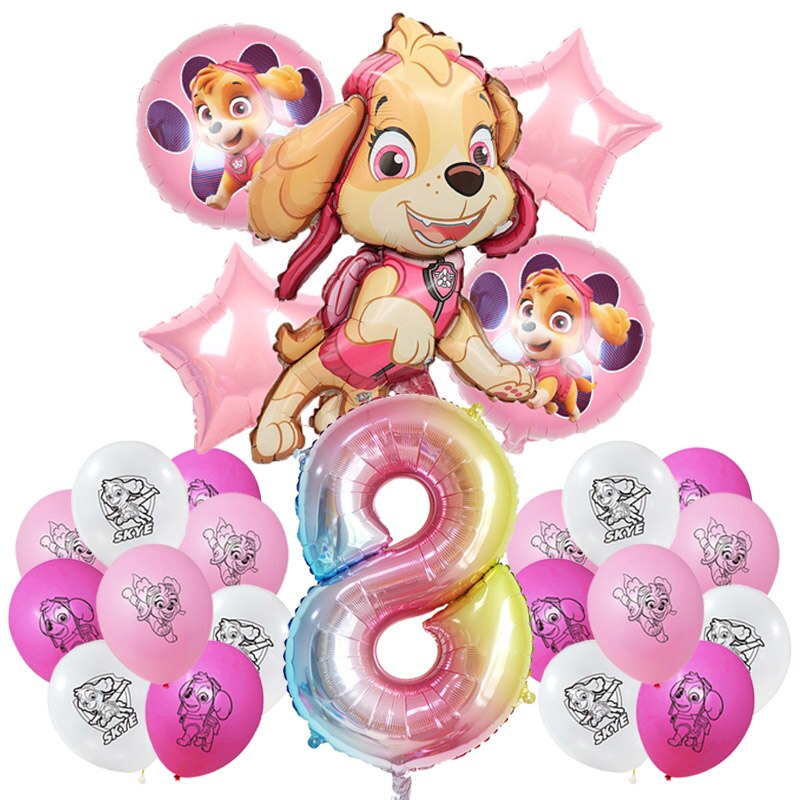 Decoração Patrulha Canina de Aniversário para Meninas