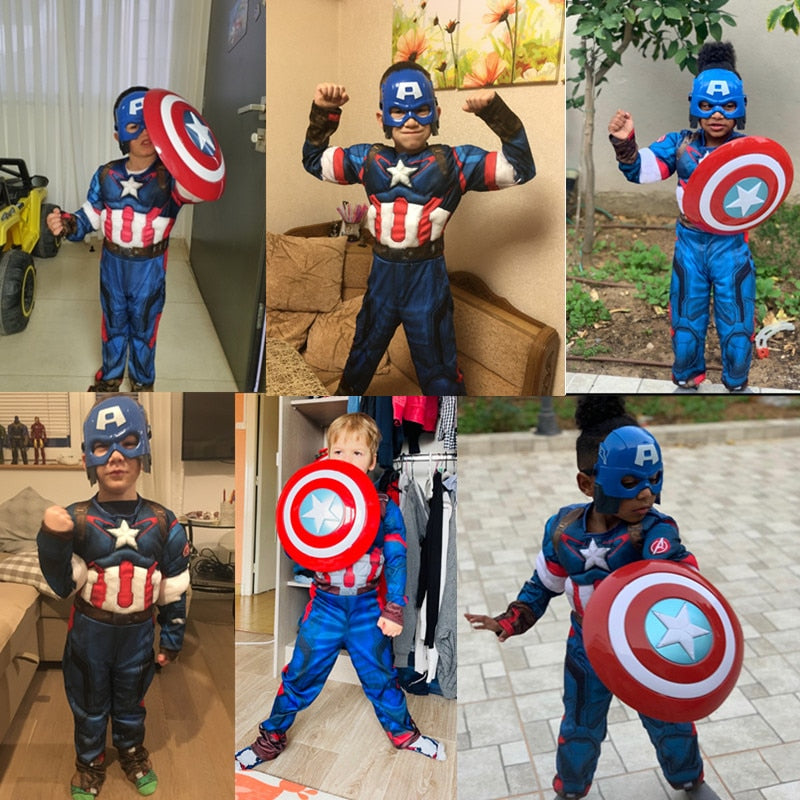 Fantasia do Capitão América - 100 a 150cm