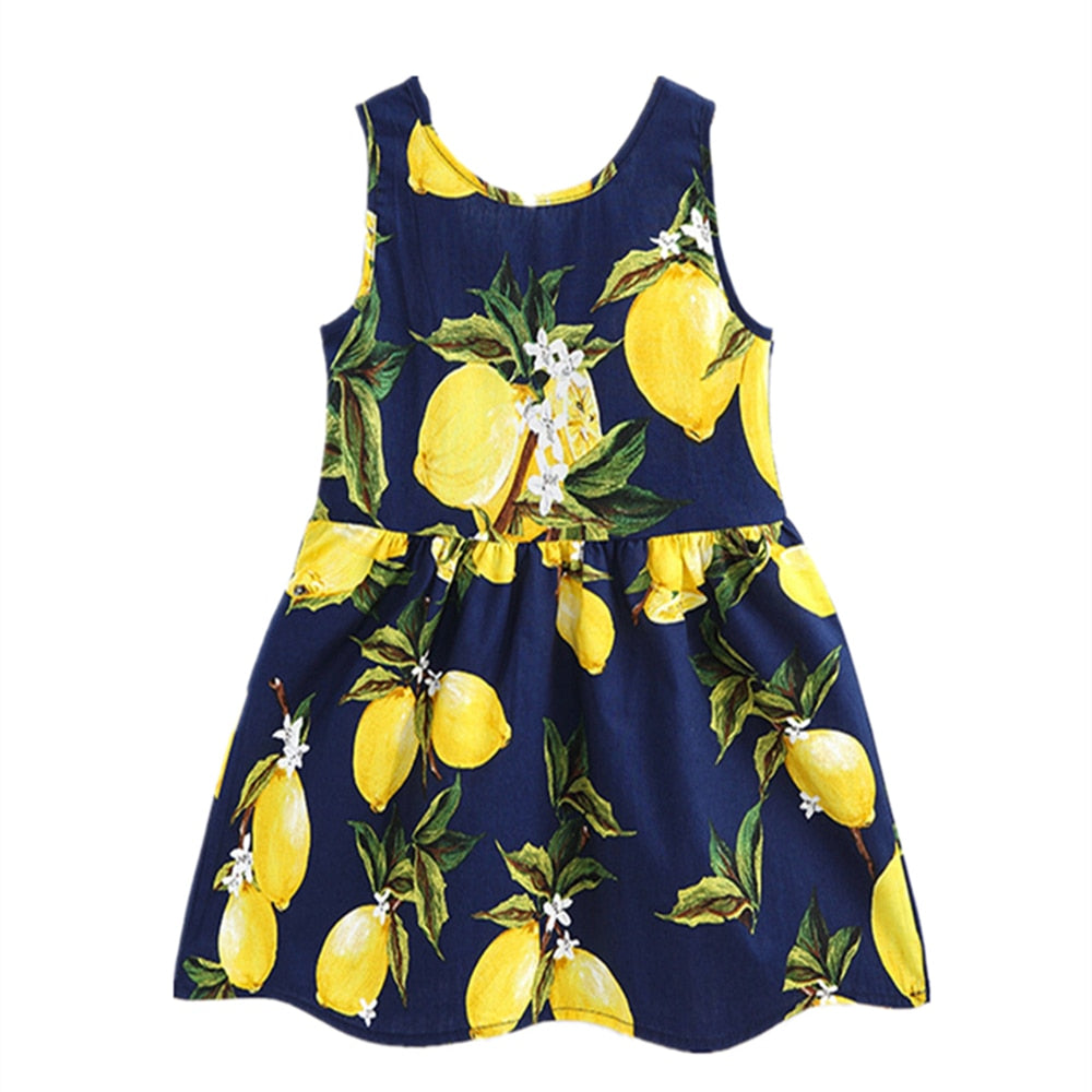 Vestido de verão para meninas - 9 meses a 6 anos