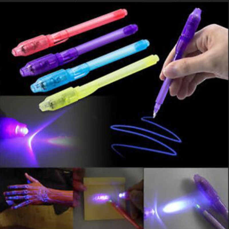 Pack com 4 Canetas de Tinta Invisível