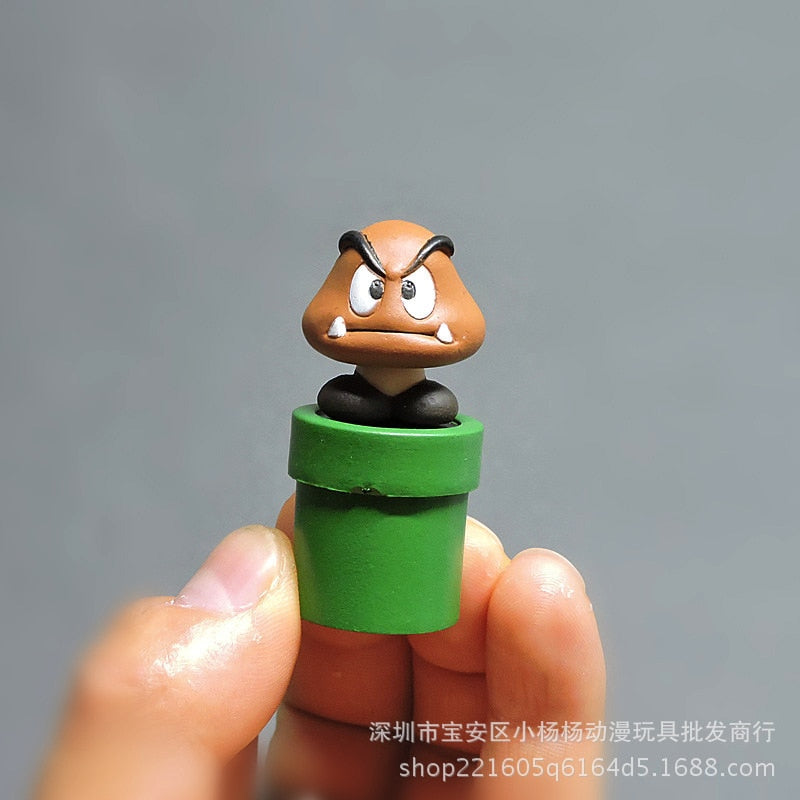 Pack com 5 Action Figures do Super Mario