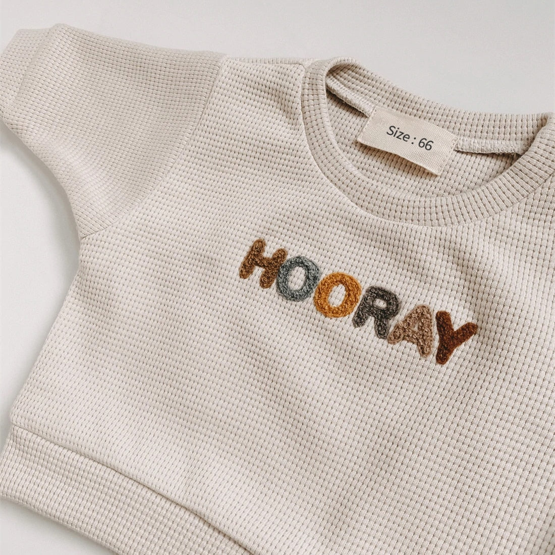 Conjunto de moletom para bebês - 3 meses a 3 anos