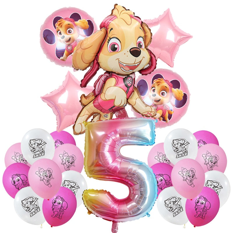 Decoração Patrulha Canina de Aniversário para Meninas