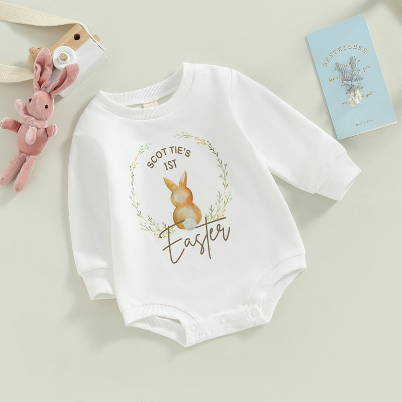 Body com Coelhinho da Páscoa - RN a 18 meses
