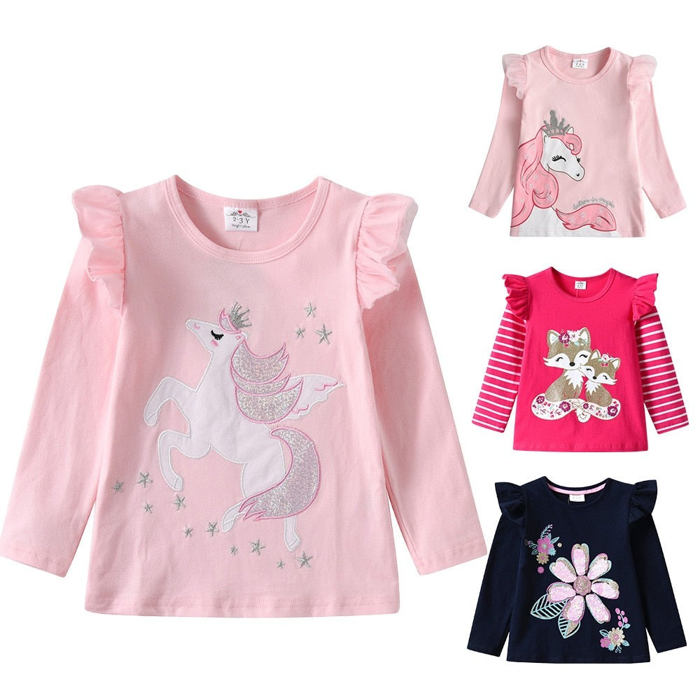 Blusa Manga Longa Infantil - 3 a 8 anos