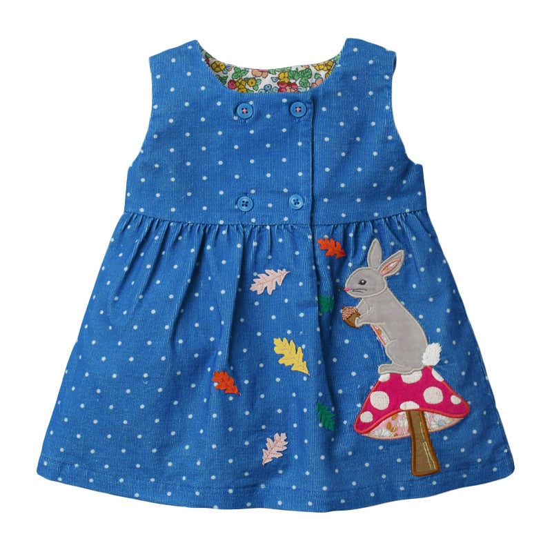 Vestido para meninas - 2 a 7 anos