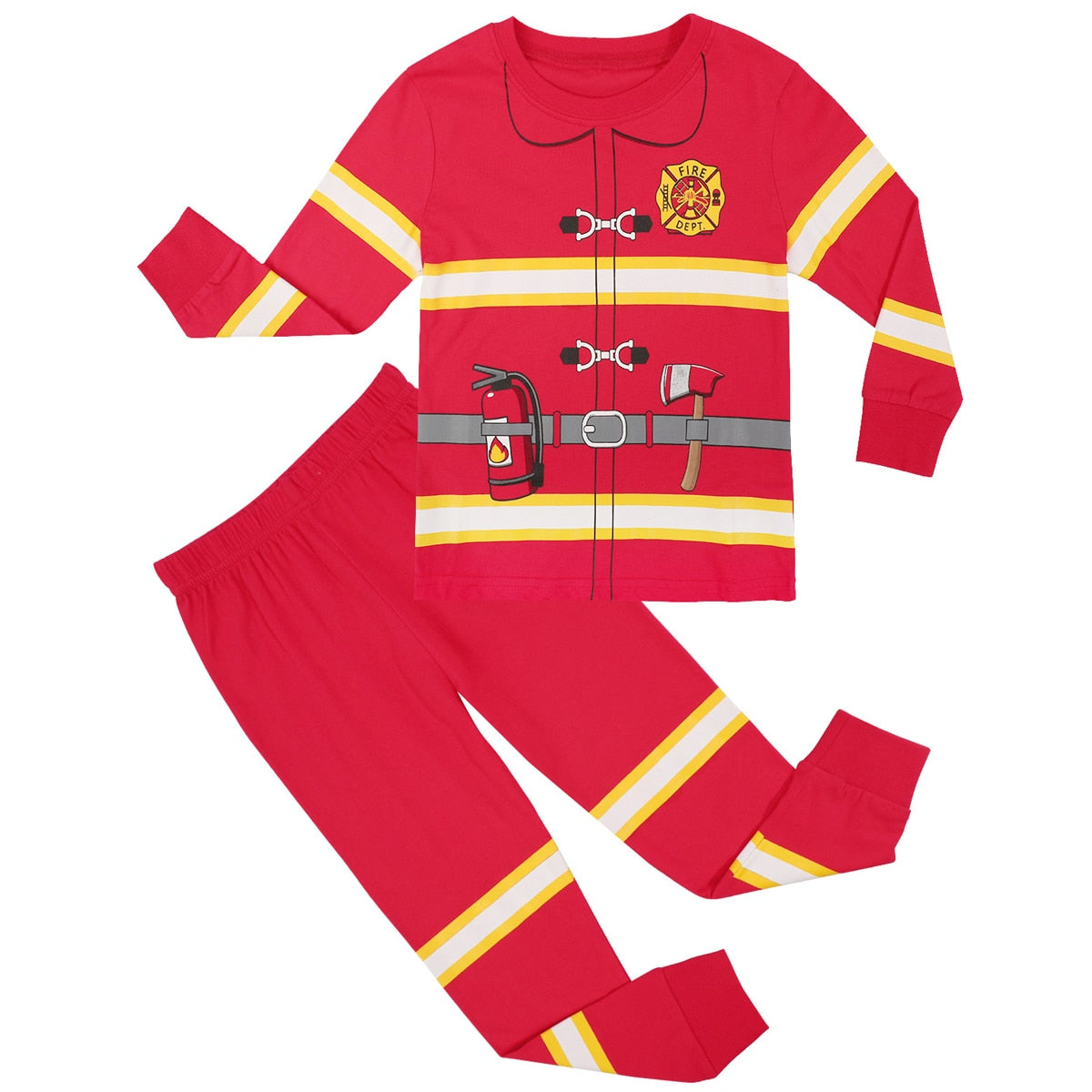 Pijama de Bombeiro - 3 a 8 anos