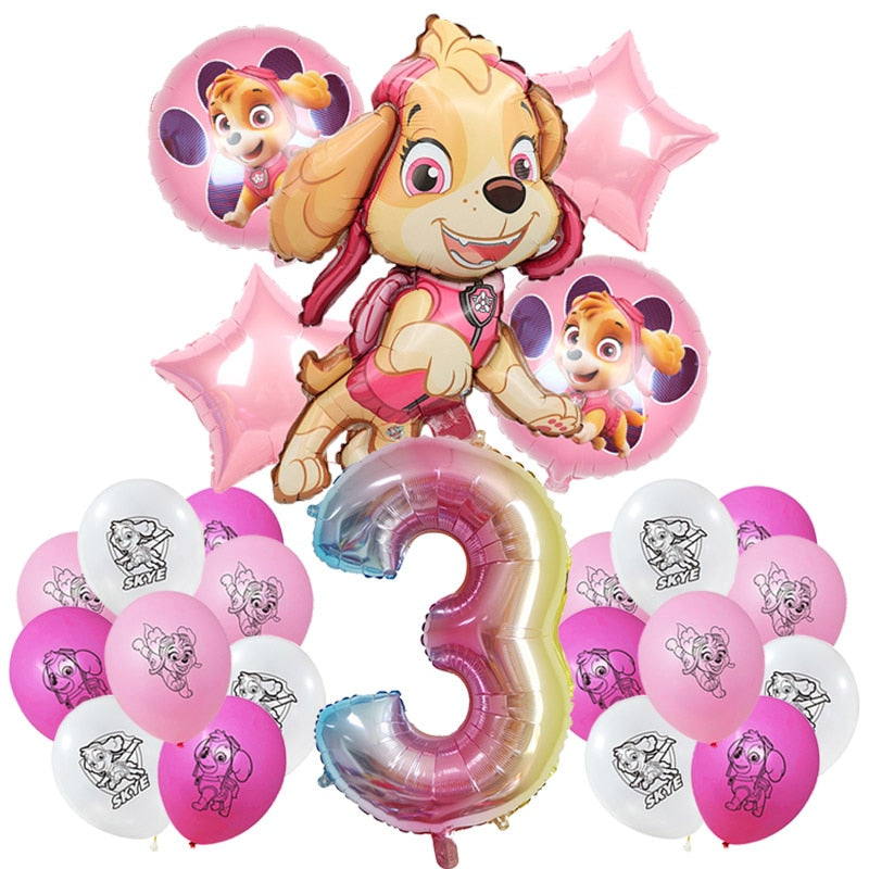 Decoração Patrulha Canina de Aniversário para Meninas