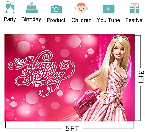 Painel lindo de Festa com Tema Barbie