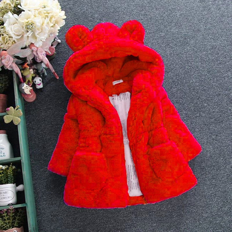 Jaqueta Linda de Inverno para Meninas - 2 a 8 anos