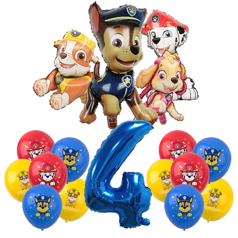 Decoração Patrulha Canina de Aniversário para Meninos
