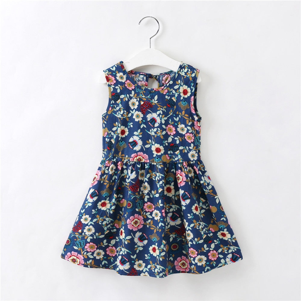 Vestido de verão para meninas - 9 meses a 6 anos