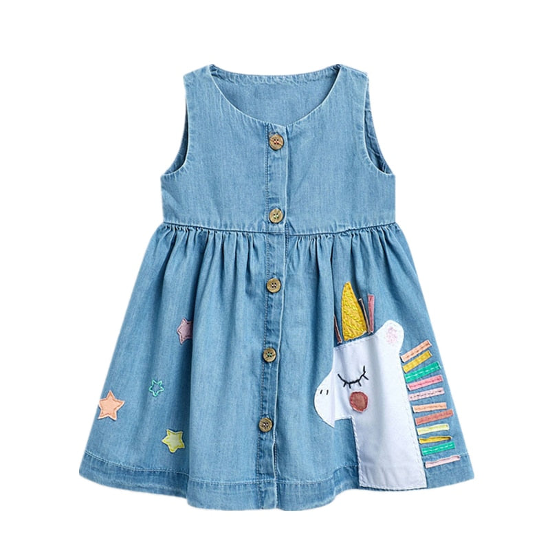 Vestido para meninas - 2 a 7 anos