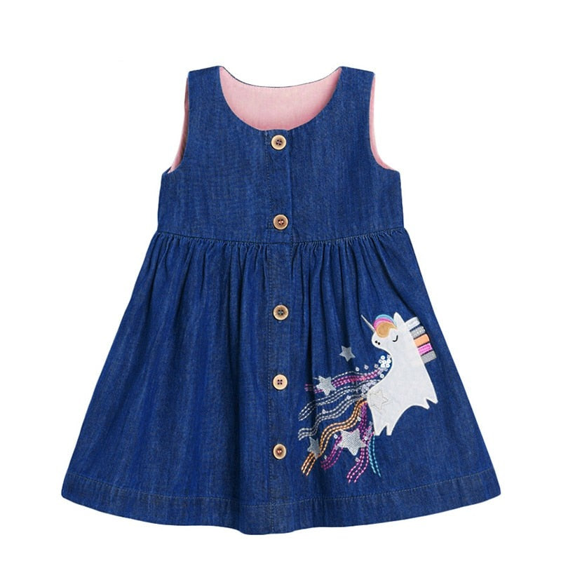Vestido para meninas - 2 a 7 anos