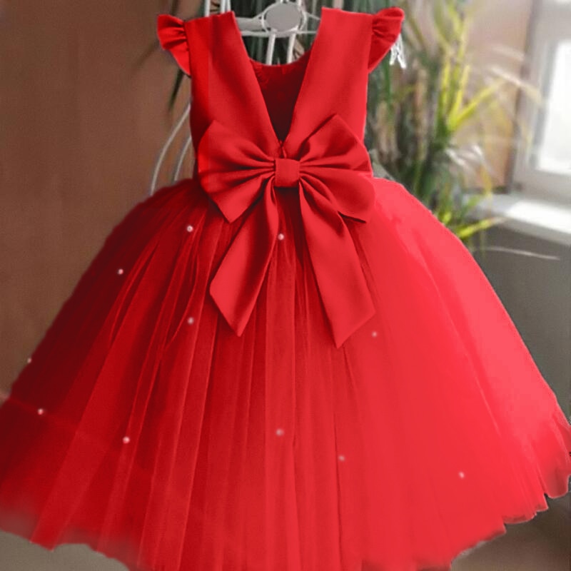 Vestido de Tule - 6 meses a 5 anos