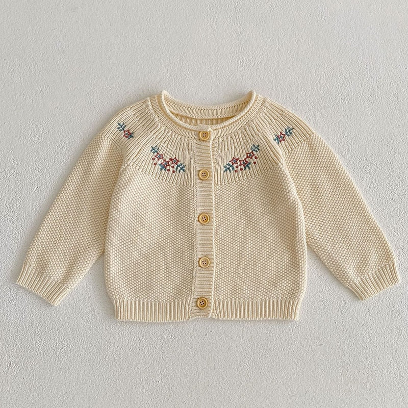 Blusa Feminina de Frio para Bebê de 3 Meses a 3 Anos