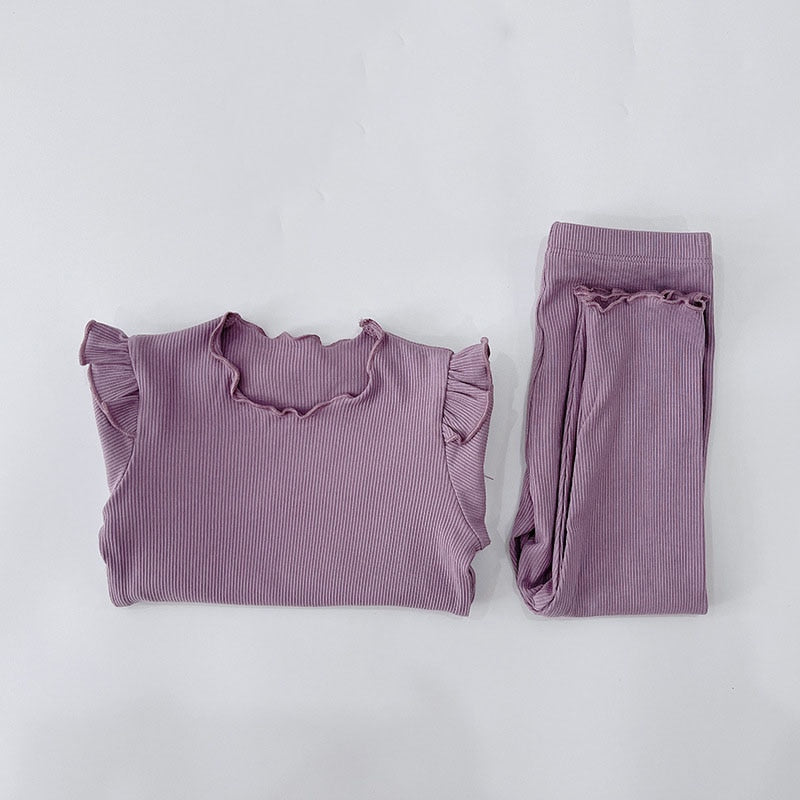 Pijama de manga comprida para bebê e criança - 1 a 6 anos