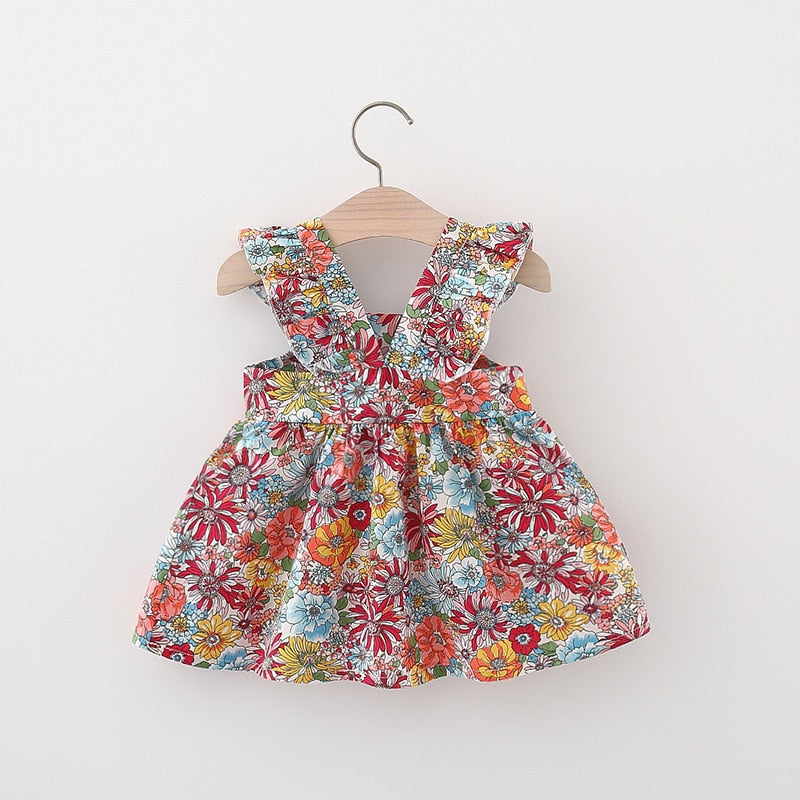 Vestido de Verão Florido - 6 meses a 3 anos
