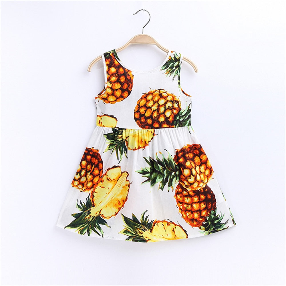 Vestido de verão para meninas - 9 meses a 6 anos