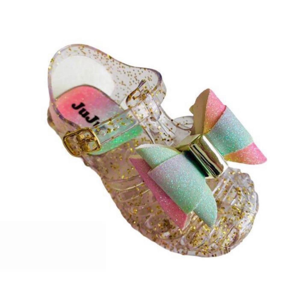 Sandália Infantil com Glitter - 17 a 24