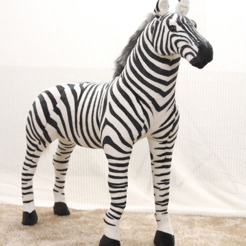 Zebra de Pelúcia Decorativa