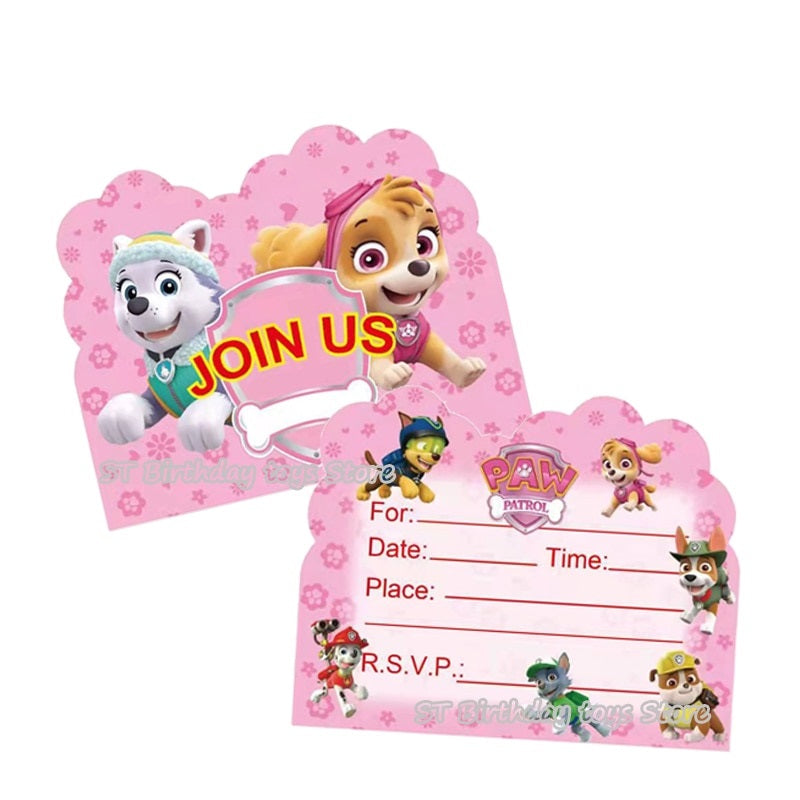 Decoração Patrulha Canina de Aniversário para Meninas