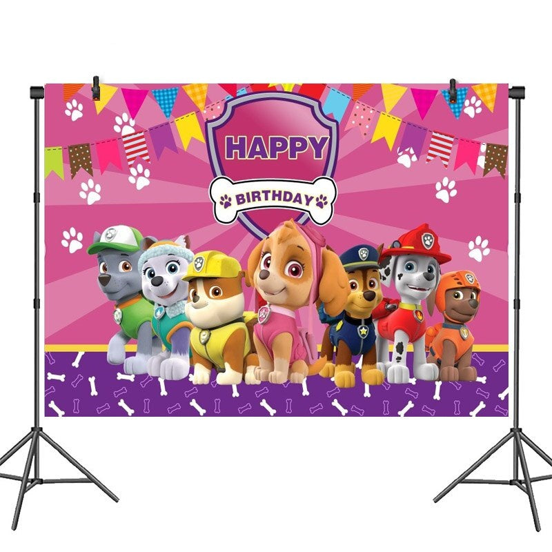 Decoração Patrulha Canina de Aniversário para Meninas