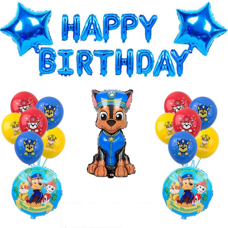 Decoração Patrulha Canina de Aniversário para Meninos