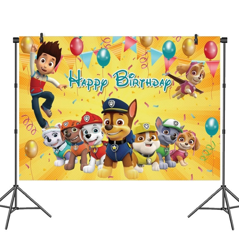 Decoração Patrulha Canina de Aniversário para Meninos