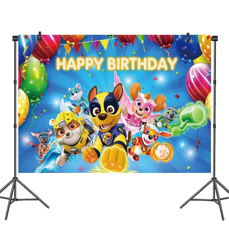 Decoração Patrulha Canina de Aniversário para Meninos