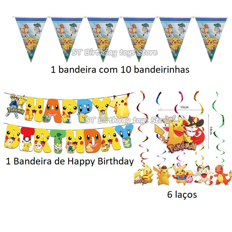Decoração Aniversário Pokémon
