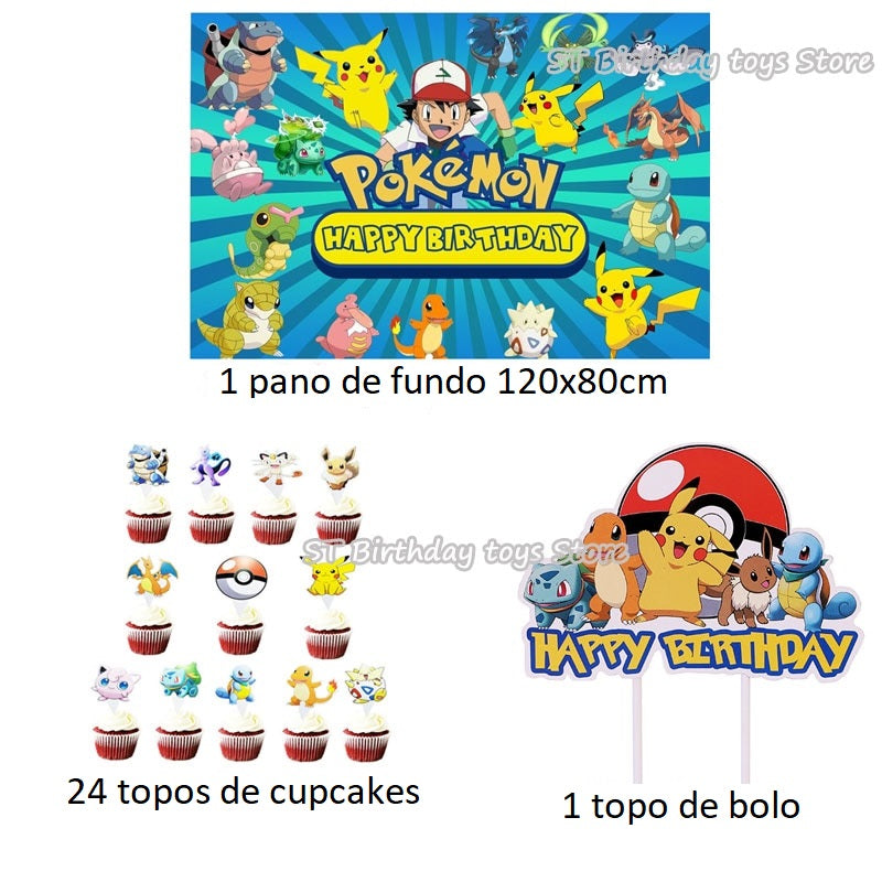 Decoração Aniversário Pokémon
