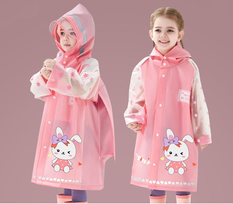 Capa de Chuva Infantil Resistente e Linda - 2 a 15 anos