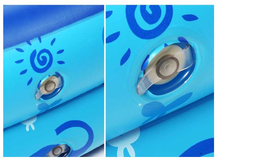Piscina infantil inflável, com 120x78x37cm para crianças