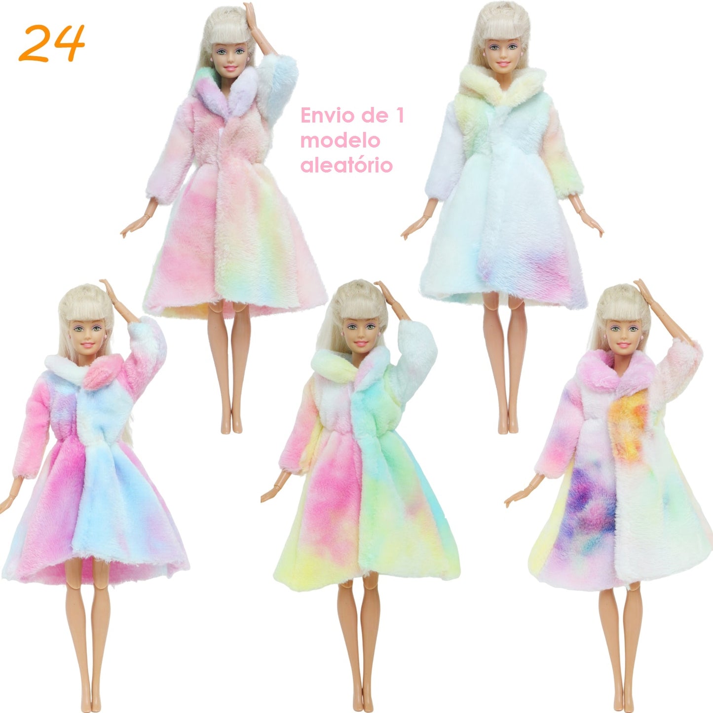 Roupinhas de Inverno da Boneca Barbie