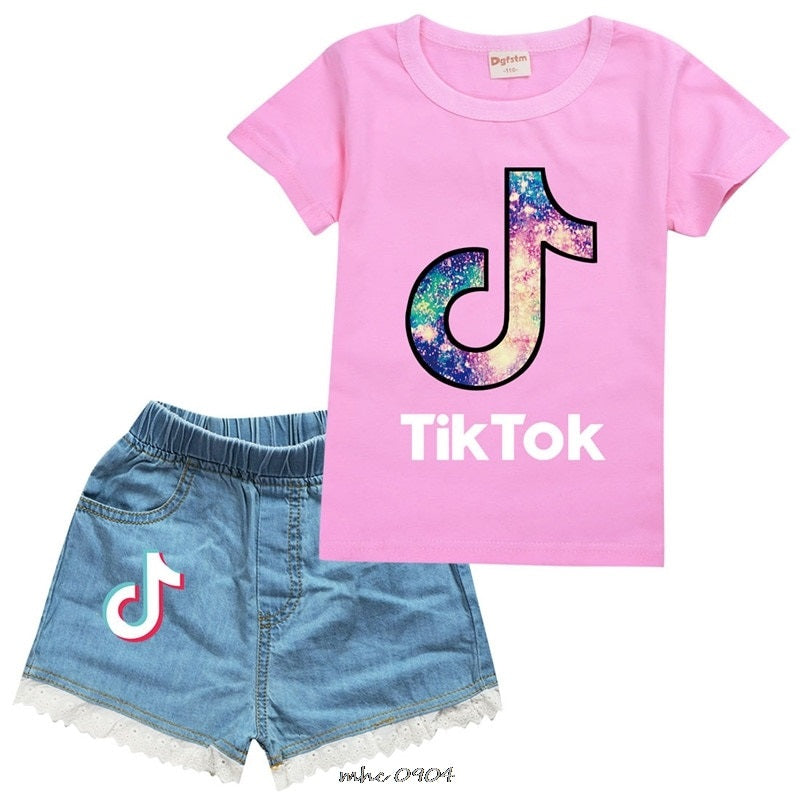 Conjunto TikTok para Meninas - 2 a 14 anos