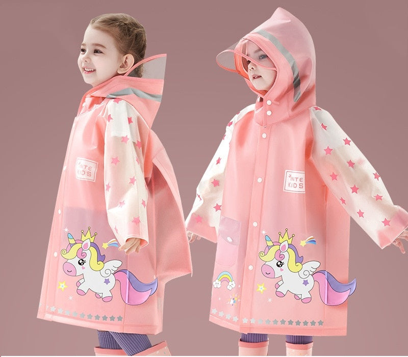 Capa de Chuva Infantil Resistente e Linda - 2 a 15 anos