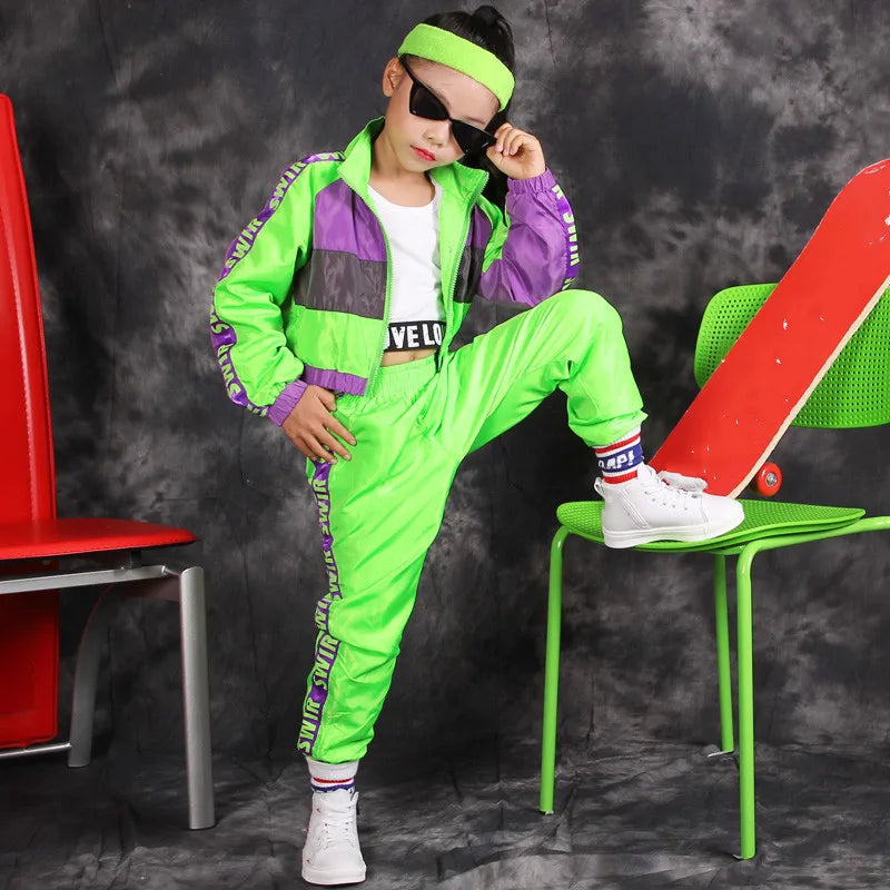 Conjunto Hip Hop Neon - 4 a 16 anos