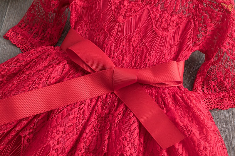 Vestido de Renda - 3 a 8 anos