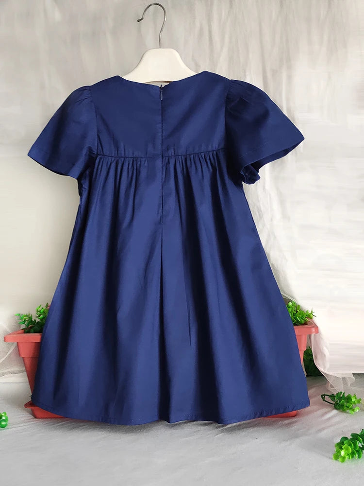 Vestido com Bordado Florido - 2 a 6 anos