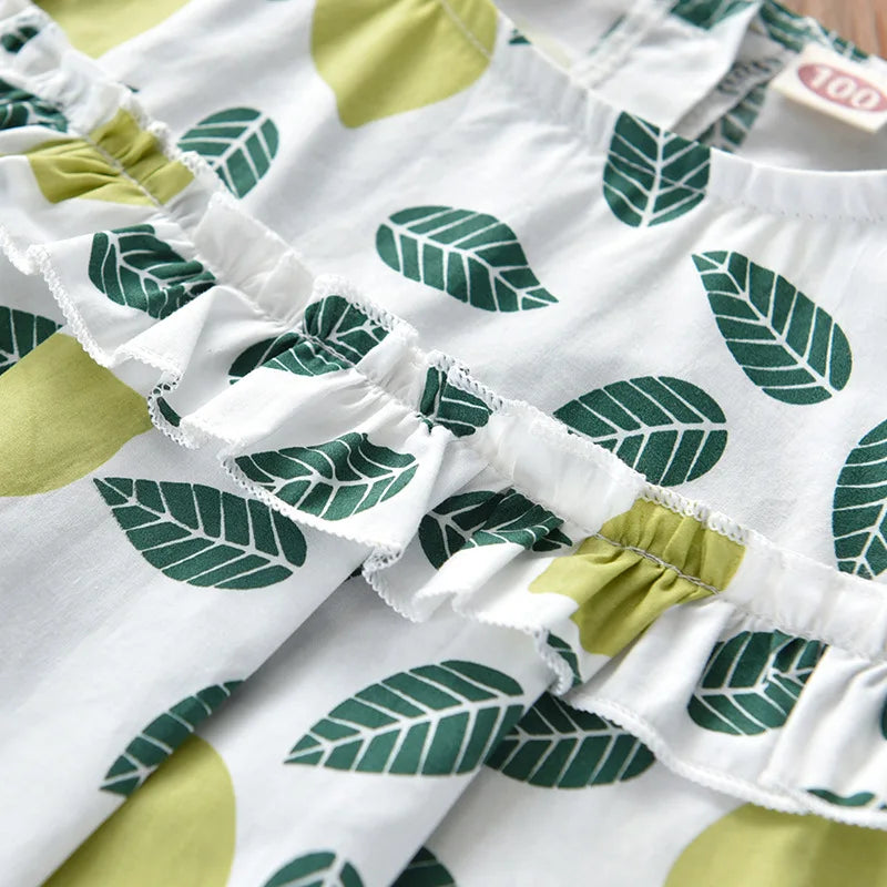 Conjunto Estampado com Babados - PP ao GG