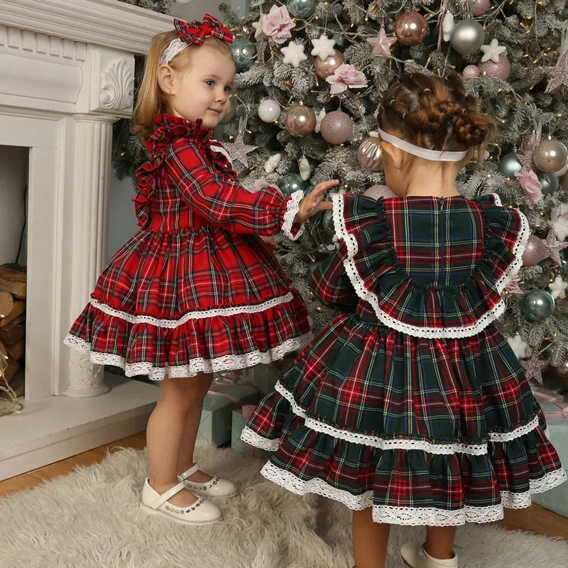 Vestido Vintage Natalino - 2 a 7 anos