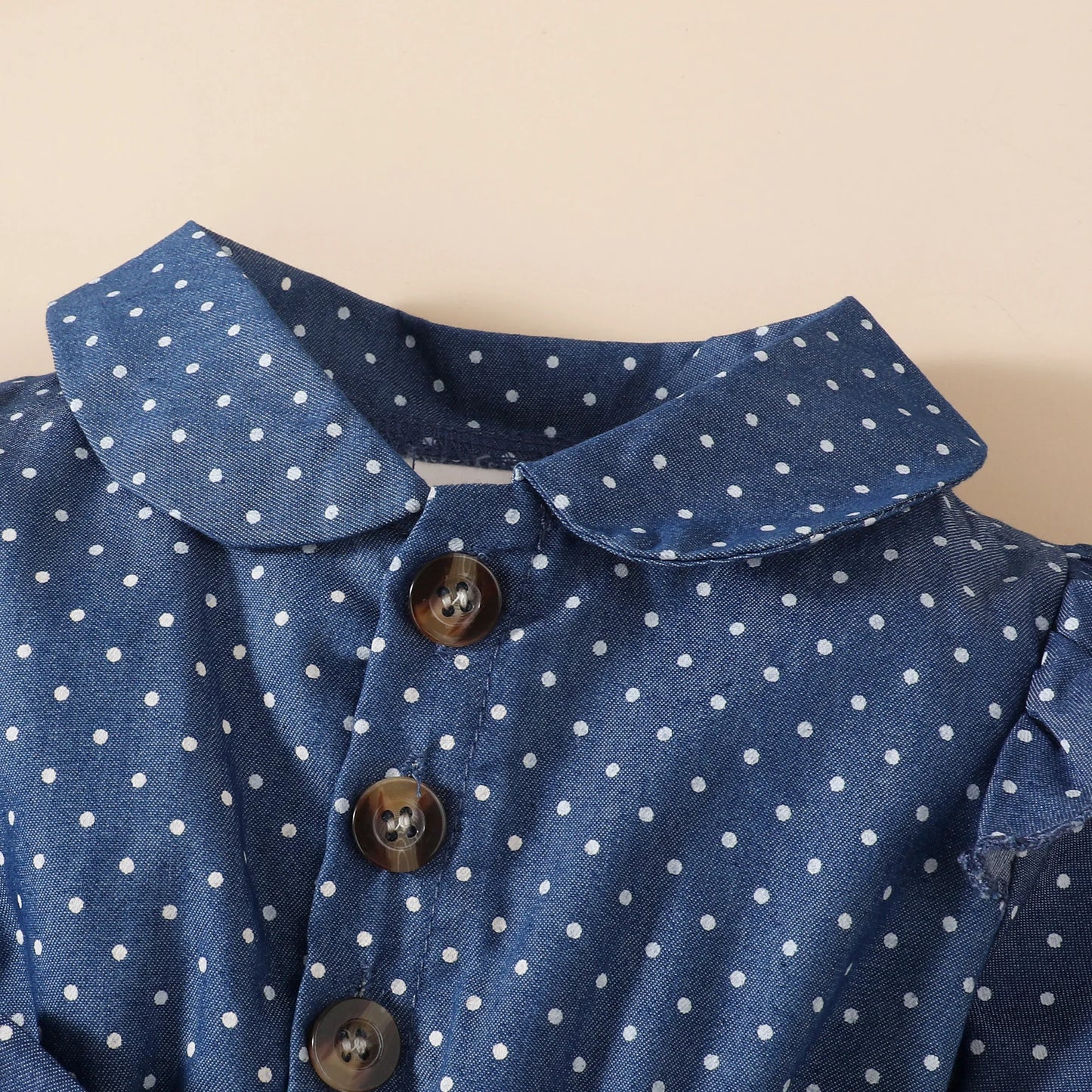 Conjunto Azul Marinho Poá - 3 a 18 meses
