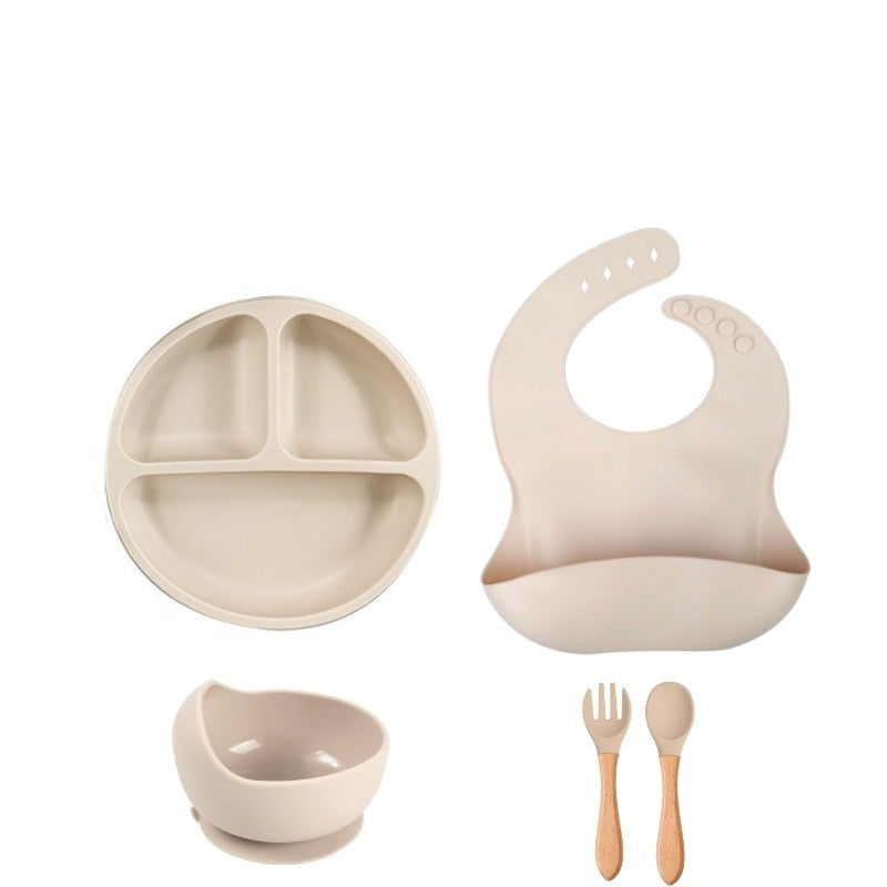 Kit com 2 a 7 utensílios para Alimentação Infantil