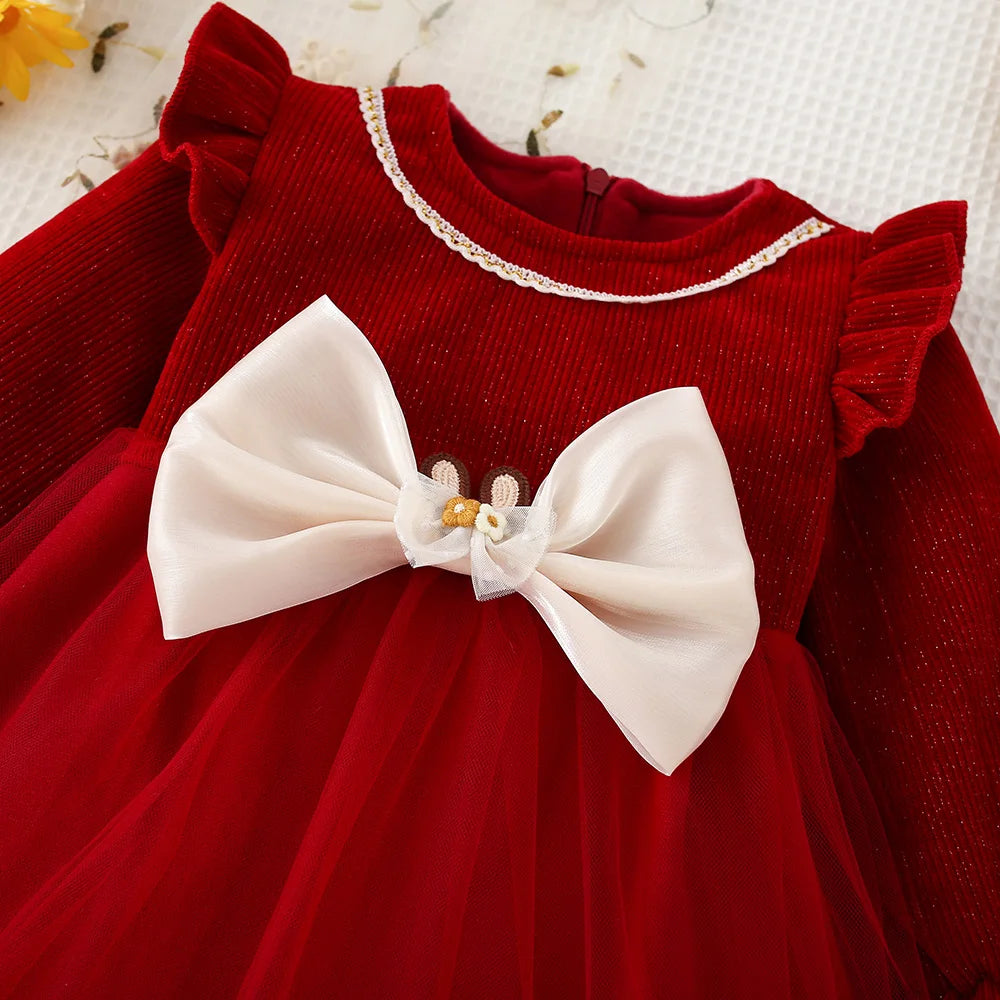 Vestido Cherry - 9 meses a 3 anos