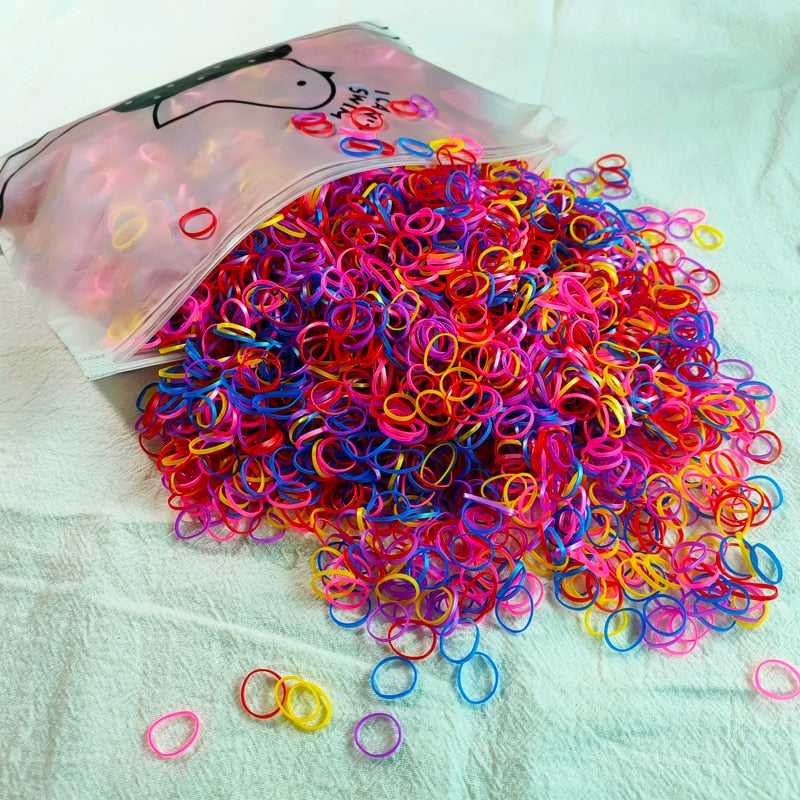 Kit com Elásticos para Cabelo