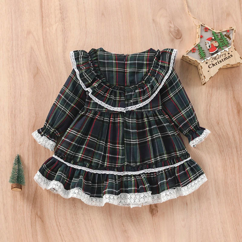 Vestido Vintage Natalino - 2 a 7 anos