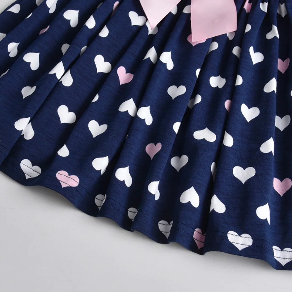 Vestido Coração - 3 a 12 anos