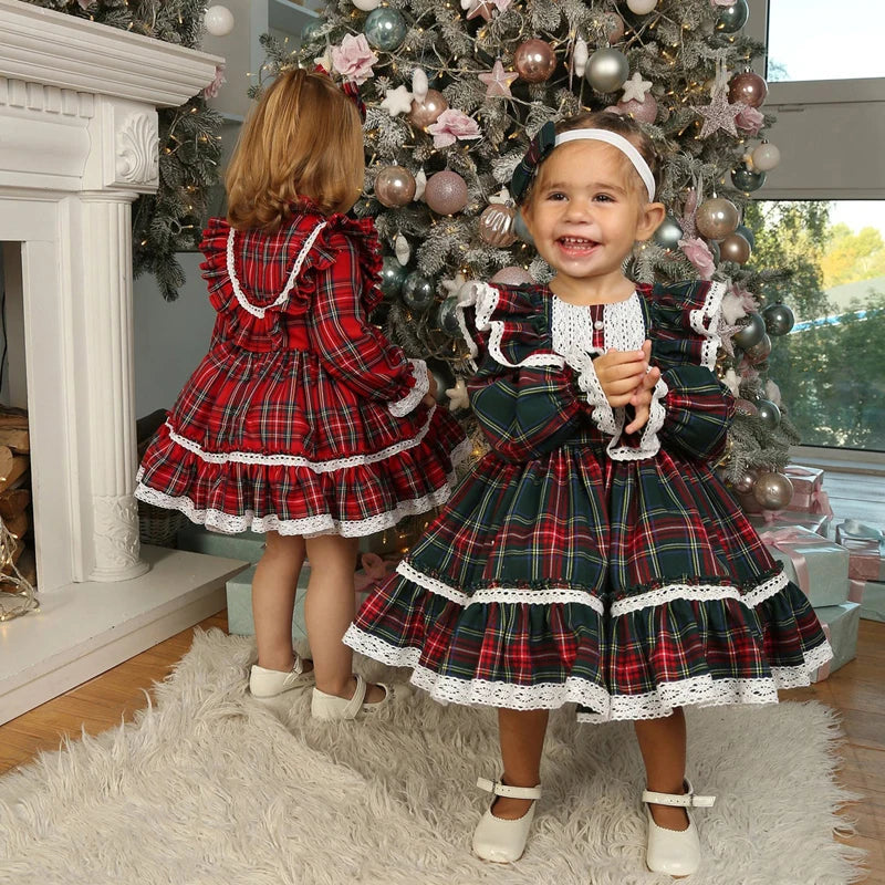 Vestido Vintage Natalino - 2 a 7 anos